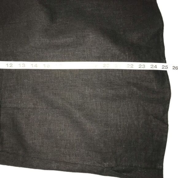 Sleeveless Linen Blend Southwestern Tunic Top Bronze Silver Neckline and Bodice - Picture 8 of 15